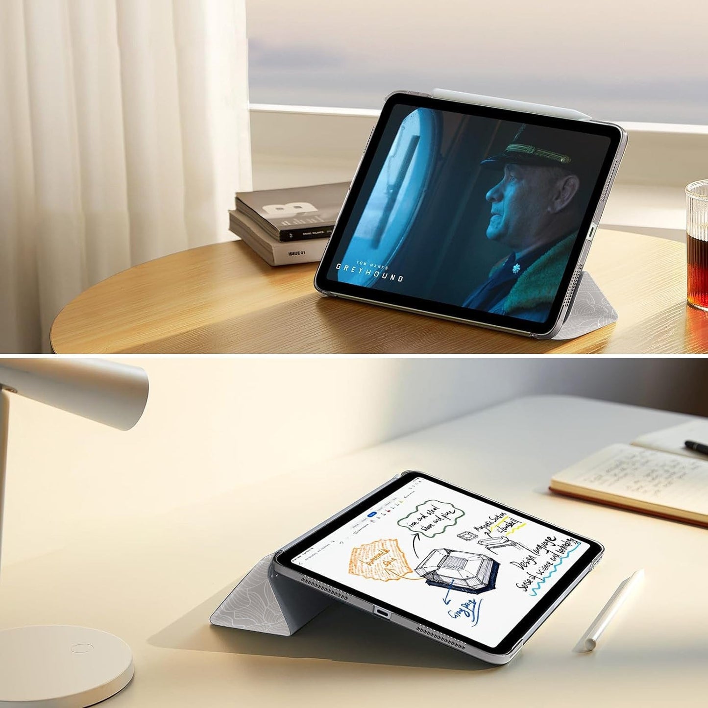 iPad Pro 11-inch (M4 2024 / M5 2025) Case - Folio Marble | Inspire Series