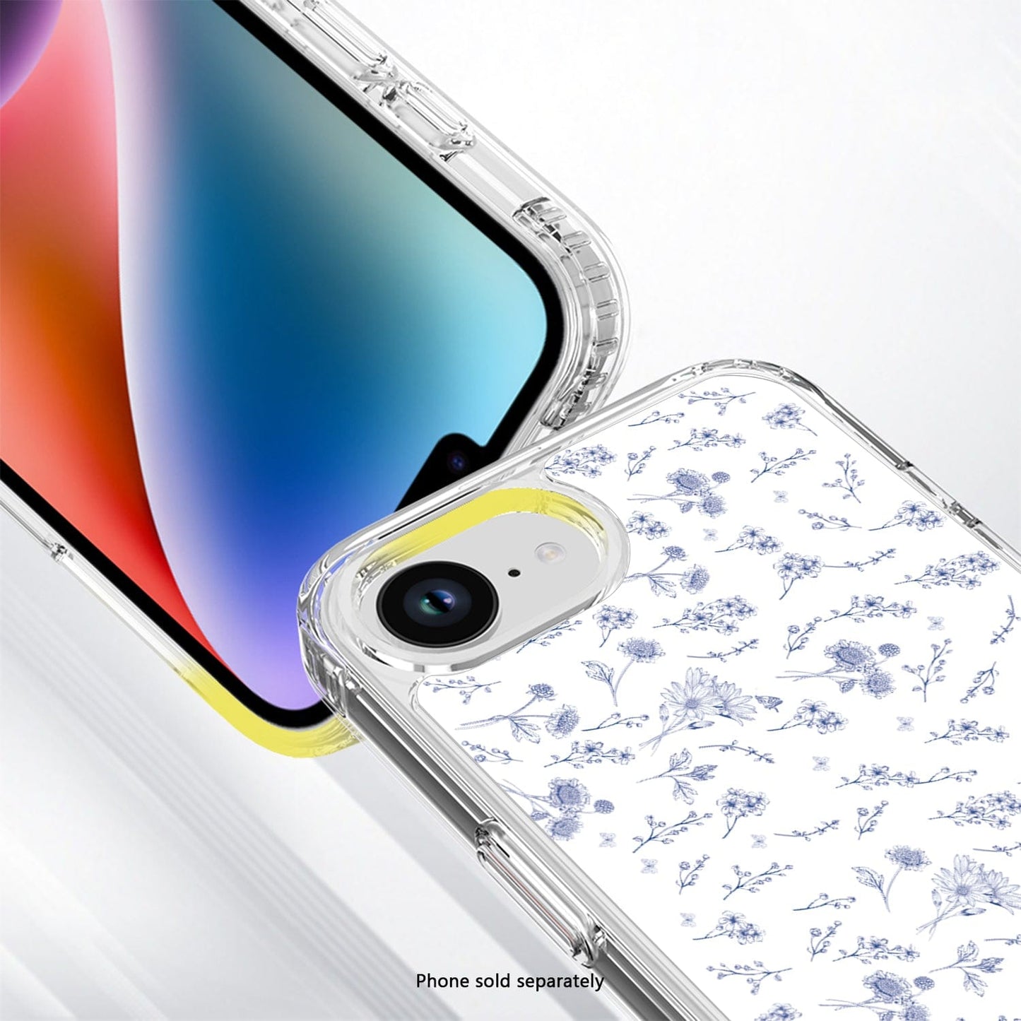iPhone 17e & iPhone 16e Floral Case - Shock-Absorbing, Anti-Slip | Inspire Series