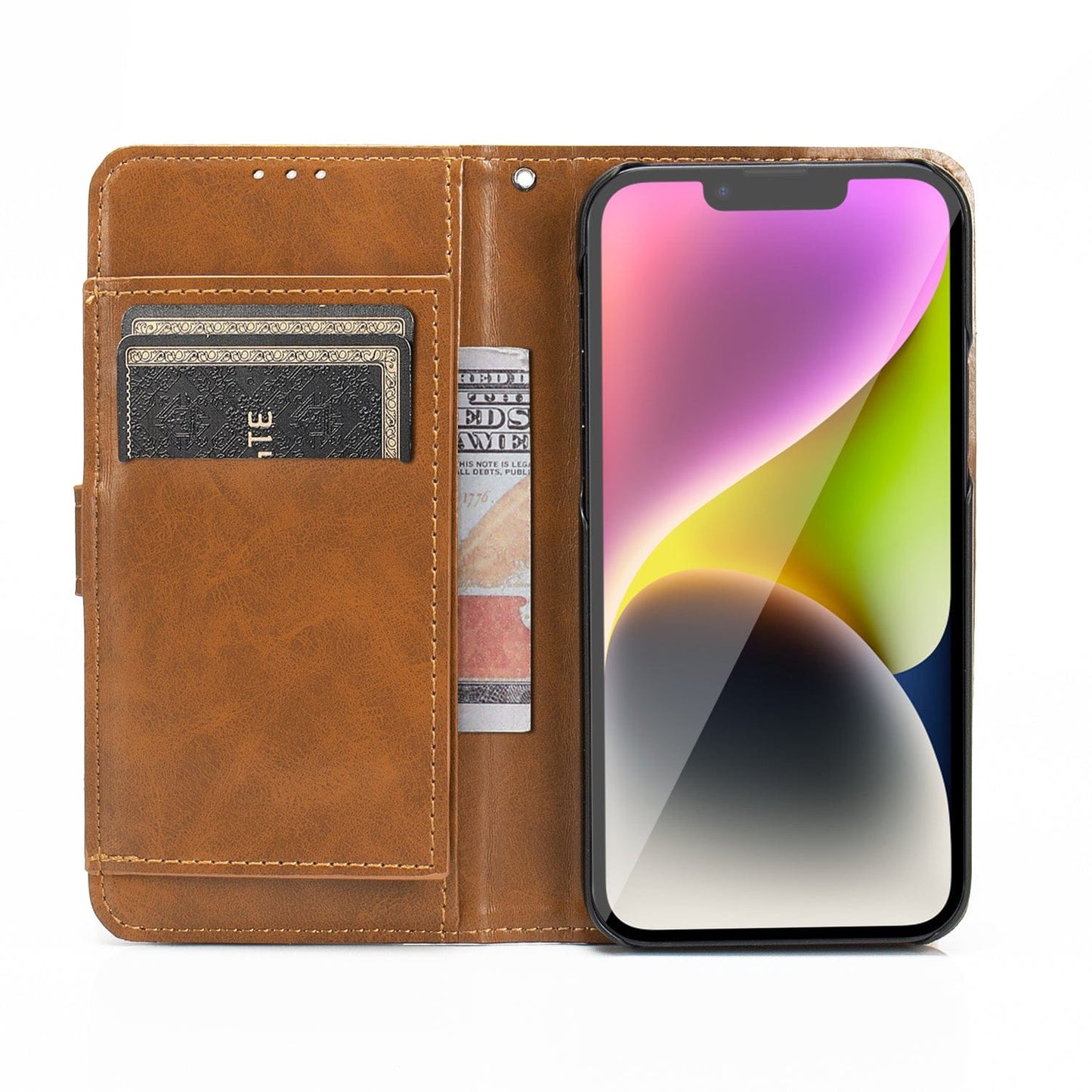Indy Series Leather Wallet Case - iPhone 14  - CP00322 CP00323