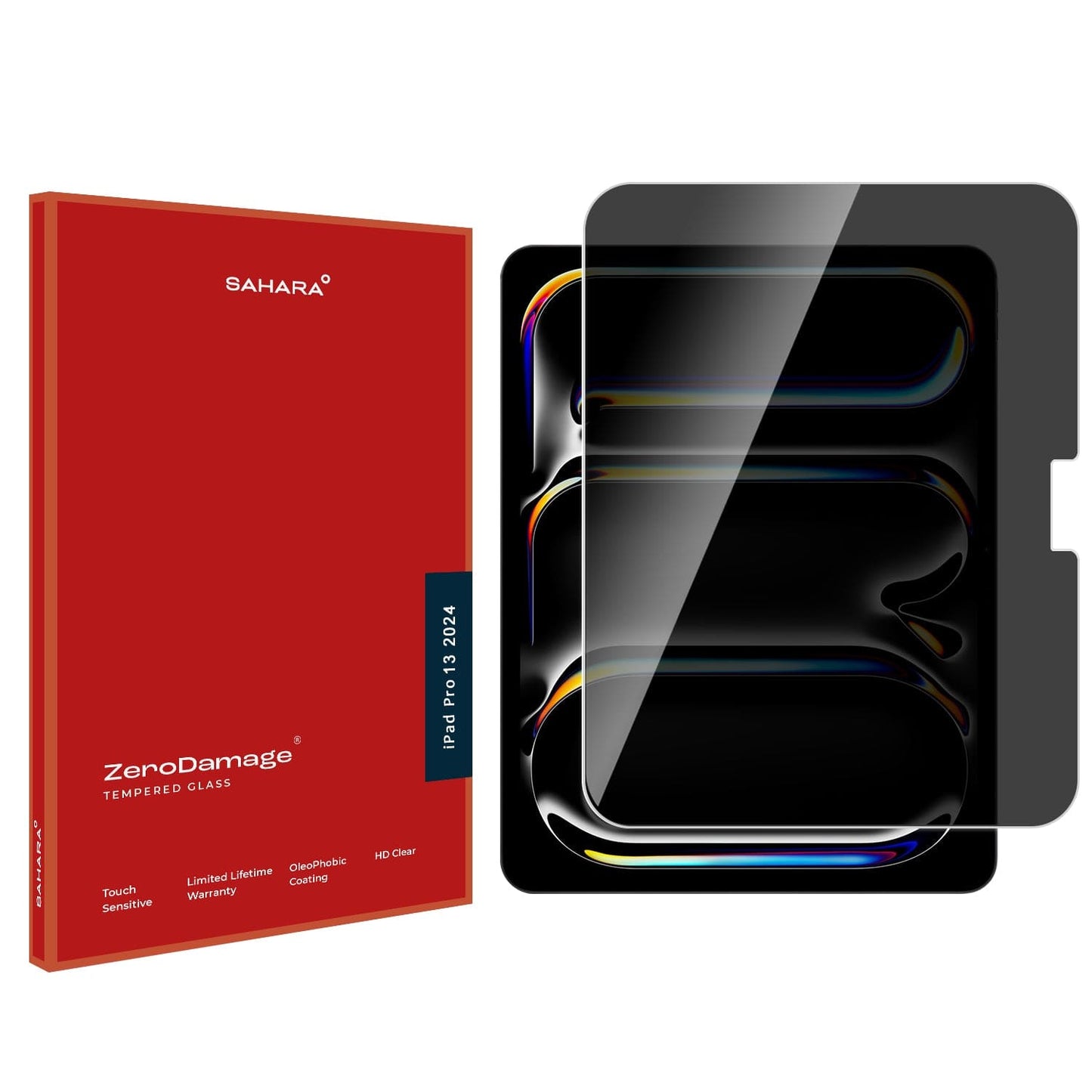 iPad Pro 13-inch (M4 2024 / M5 2025) Screen Protector - Ultra-Strong+ Tempered Privacy Glass | ZeroDamage