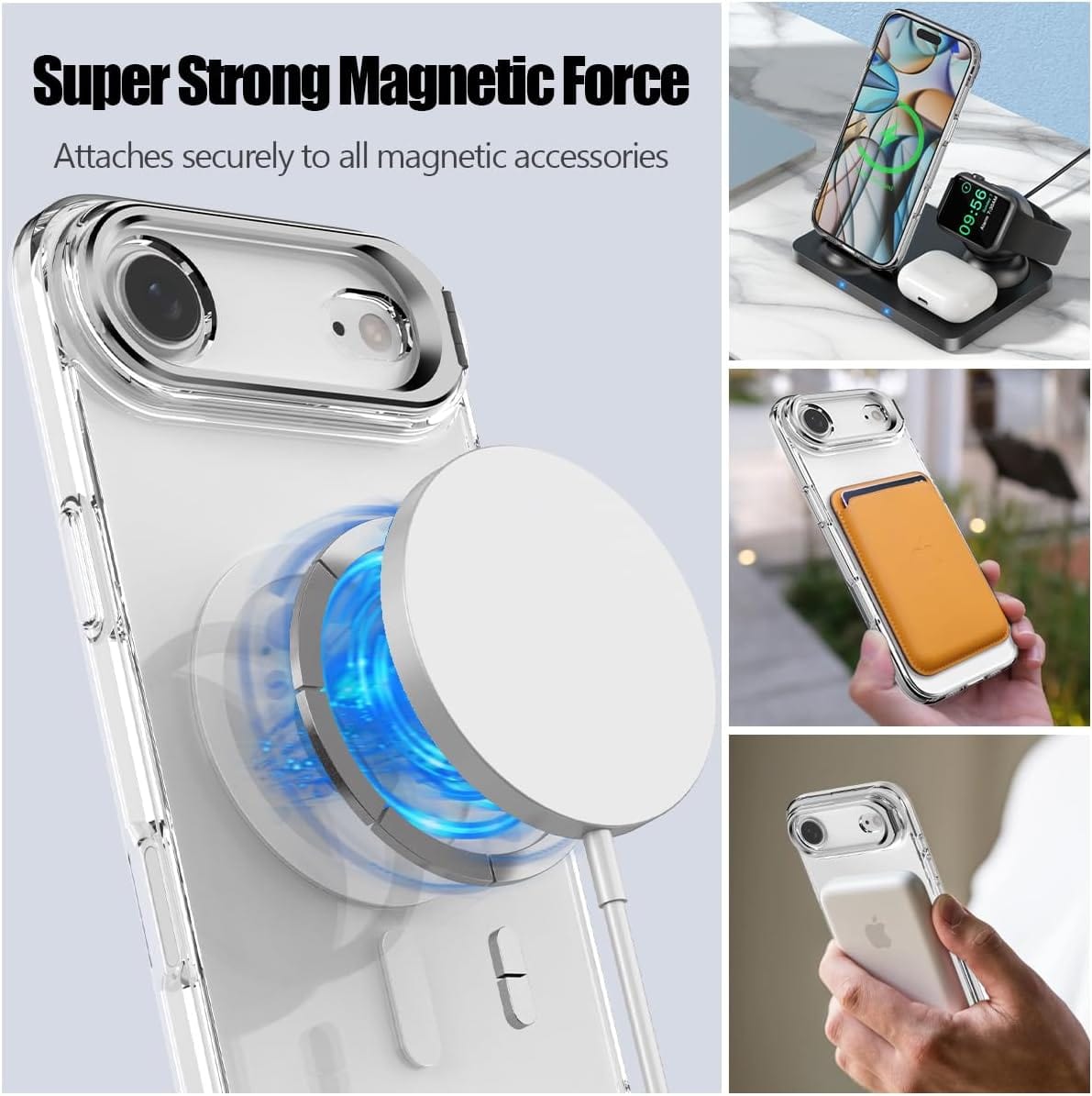 iPhone Air Clear Case - Kickstand MagSafe | Venture Series
