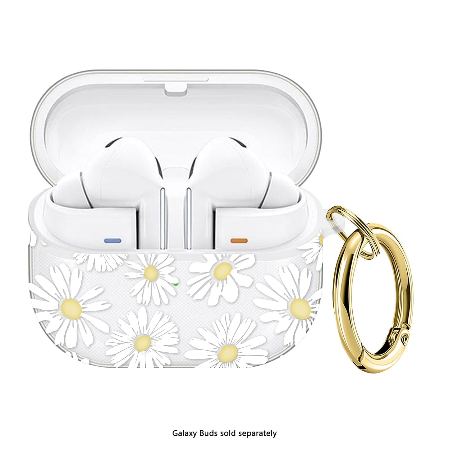 Samsung Galaxy Buds3, Buds3 Pro and Buds3 FE Case - Transparent with Carabiner | Venture Series