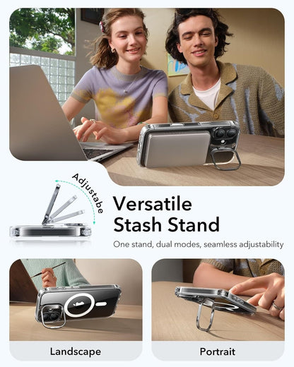 iPhone 17 Clear Case - MagSafe Kickstand | Venture Series