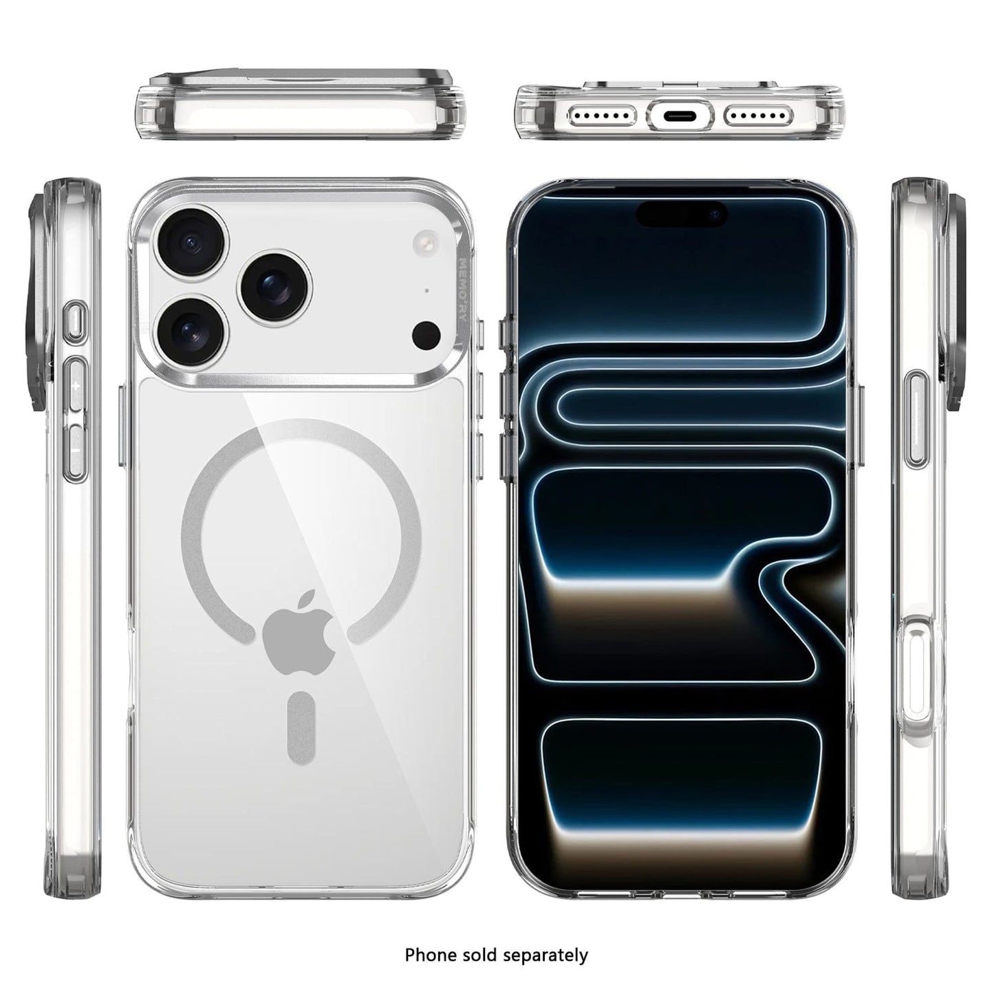 iPhone 17 Pro Max Clear Case - Kickstand MagSafe | Venture Series