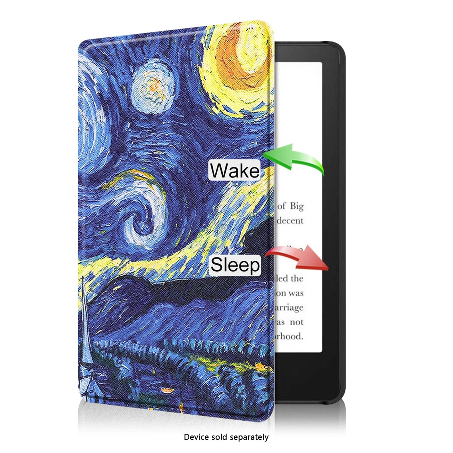 Amazon Kindle Paperwhite (2024) and Colorsoft Case - Folio, Vegan Leather | Venture Series