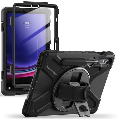 Raider X Series Heavy Duty Hand Strap Case - Galaxy Tab S10 Lite (2025), S10 FE, Tab S8, Tab S9, and Tab S9 FE