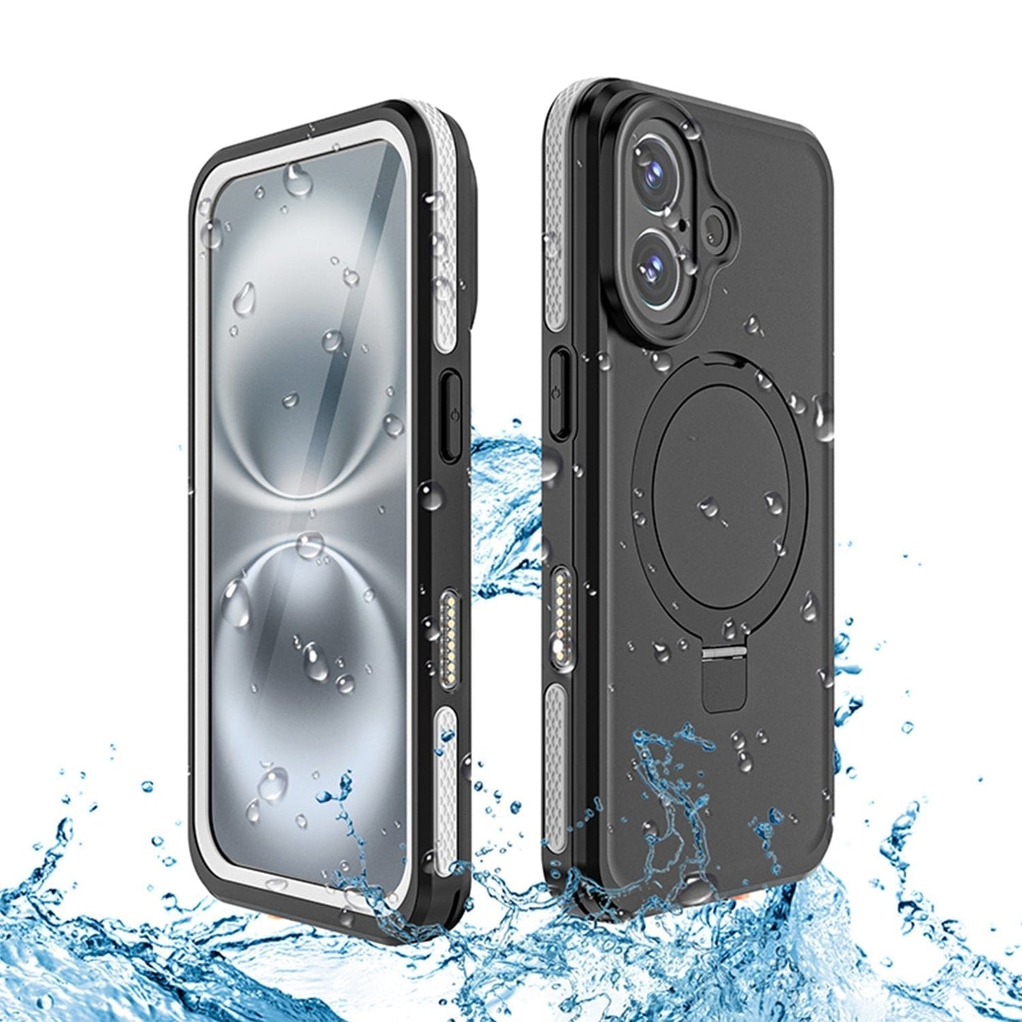 iPhone 16 Plus Waterproof Case - IP68, Military-Grade Protection | Oasis Series
