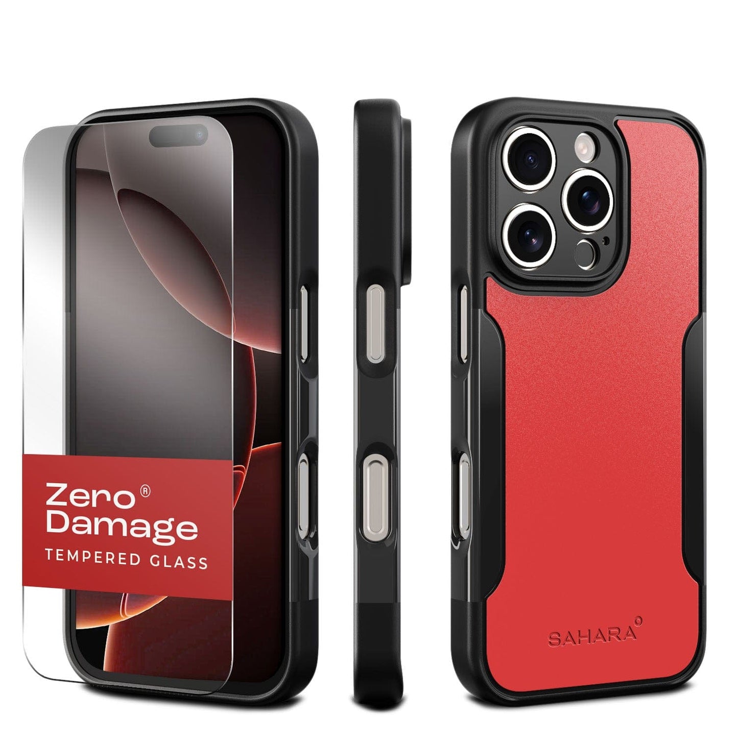 iPhone 16 Pro Max Rugged Case & Screen Protector Kit - MagSafe | Classic Series