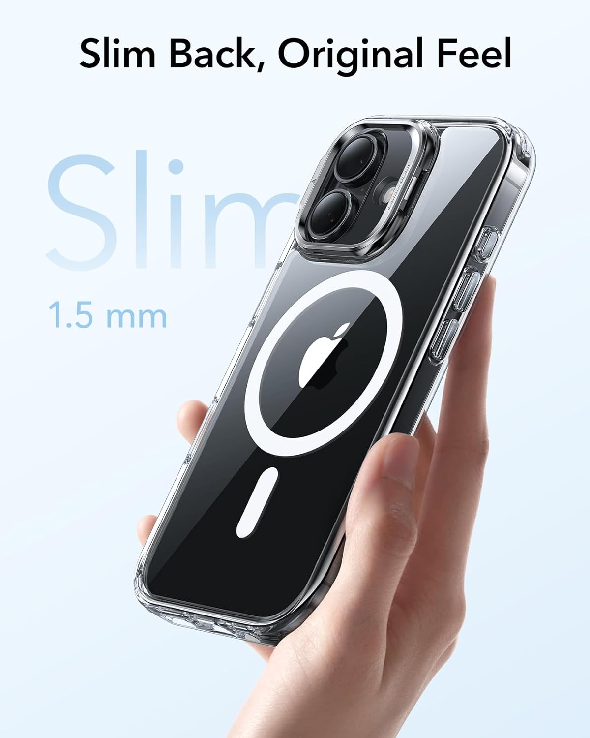 iPhone 17 Clear Case - MagSafe Kickstand | Venture Series