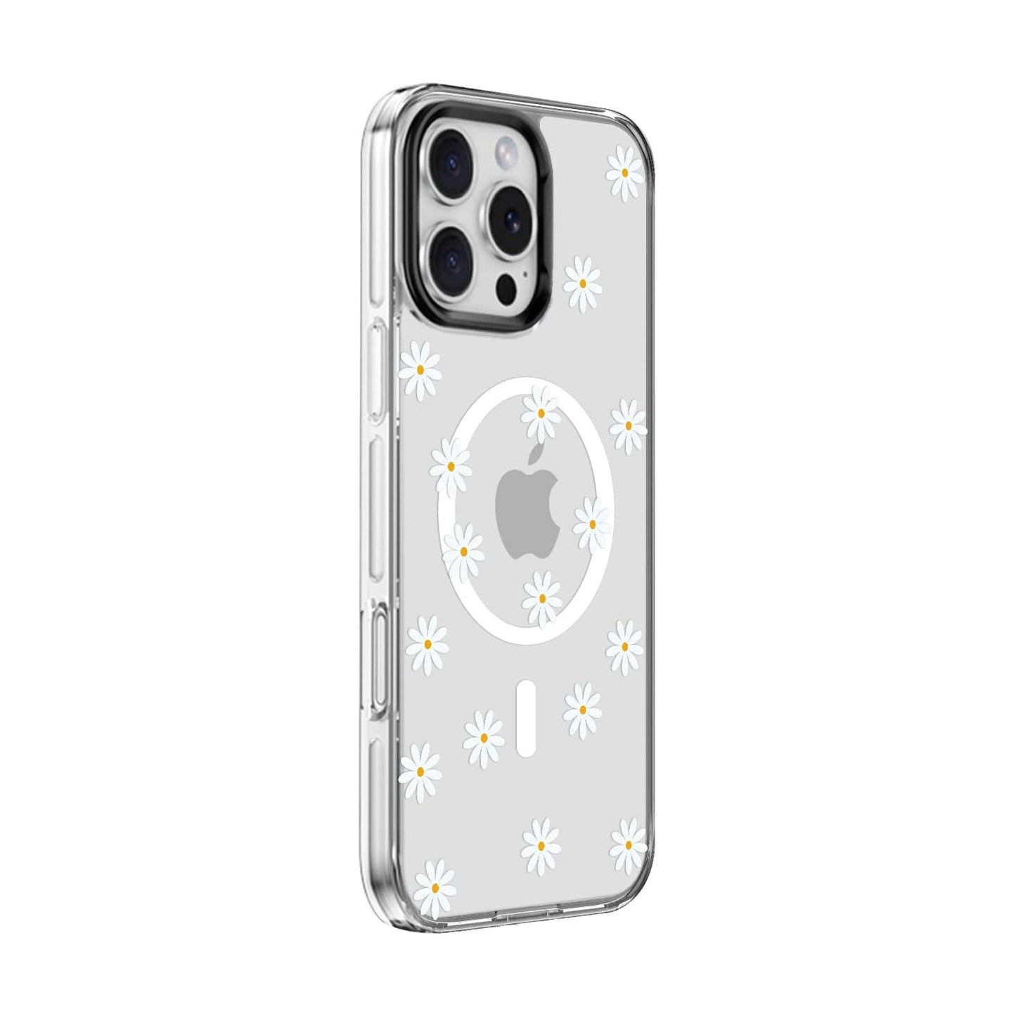 iPhone 16 Pro Case with Swappable Floral & Marble Designs - Wireless Charging | Inspire Series