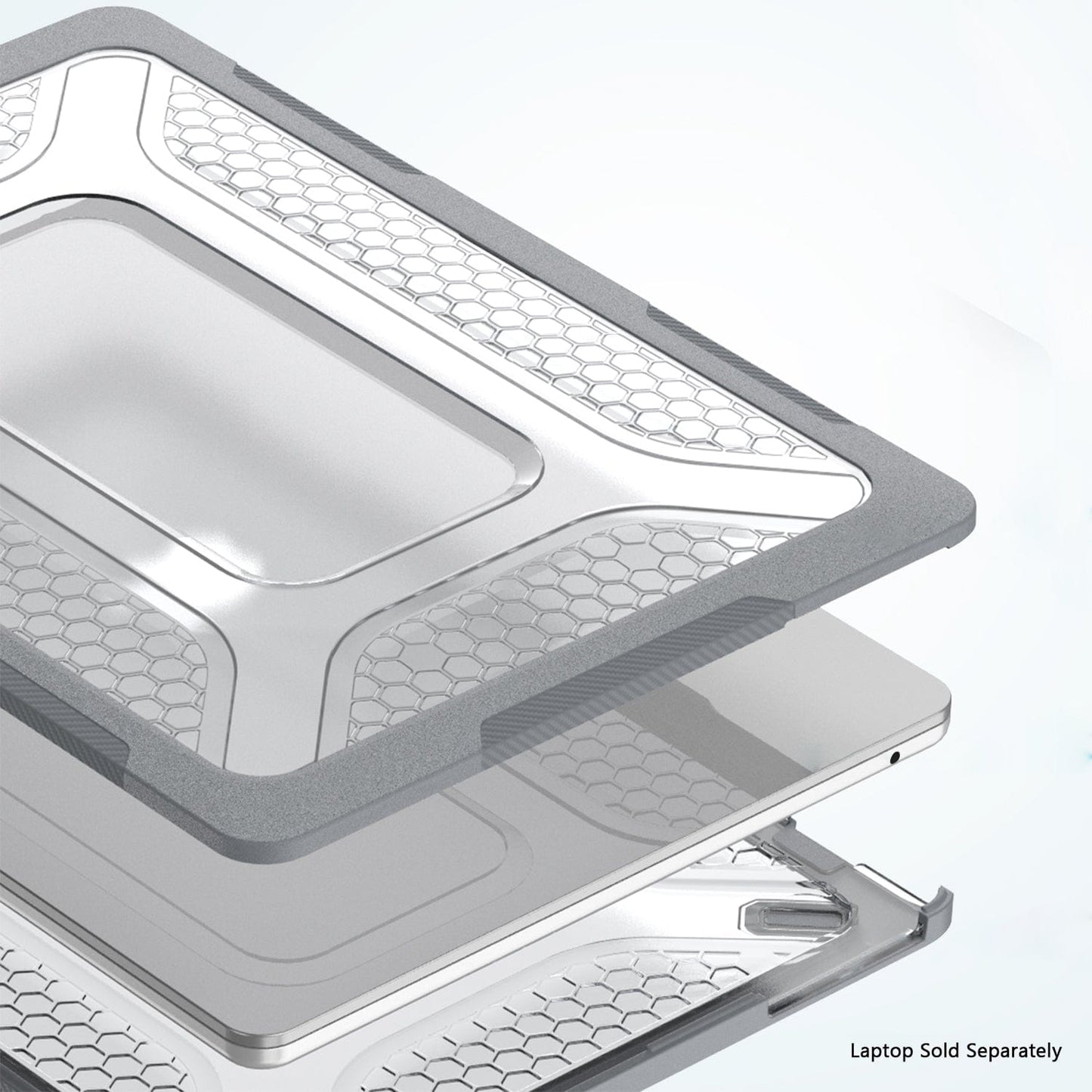 MacBook Air 15" (M3 - M5) with Adjustable Stand Case - Shock-Absorbing | Raider Ultra-Duty Series