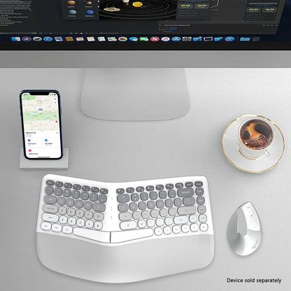 Wireless Keyboard & Mouse Combo - 85-Key RGB Keyboard