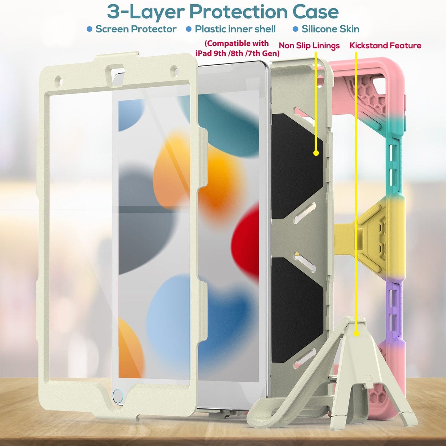 Wander Series Kickstand Case - iPad 10.2-inch (7th, 8th, and 9th Gen. 2021)