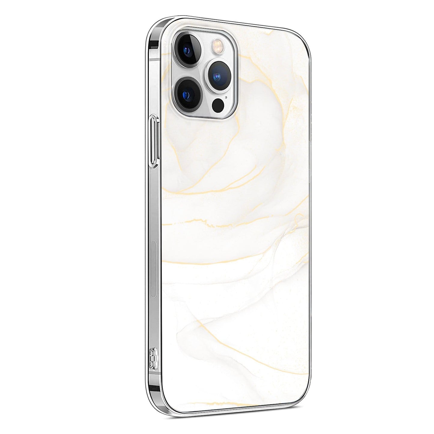 White Marble Series Case - iPhone 13 Pro