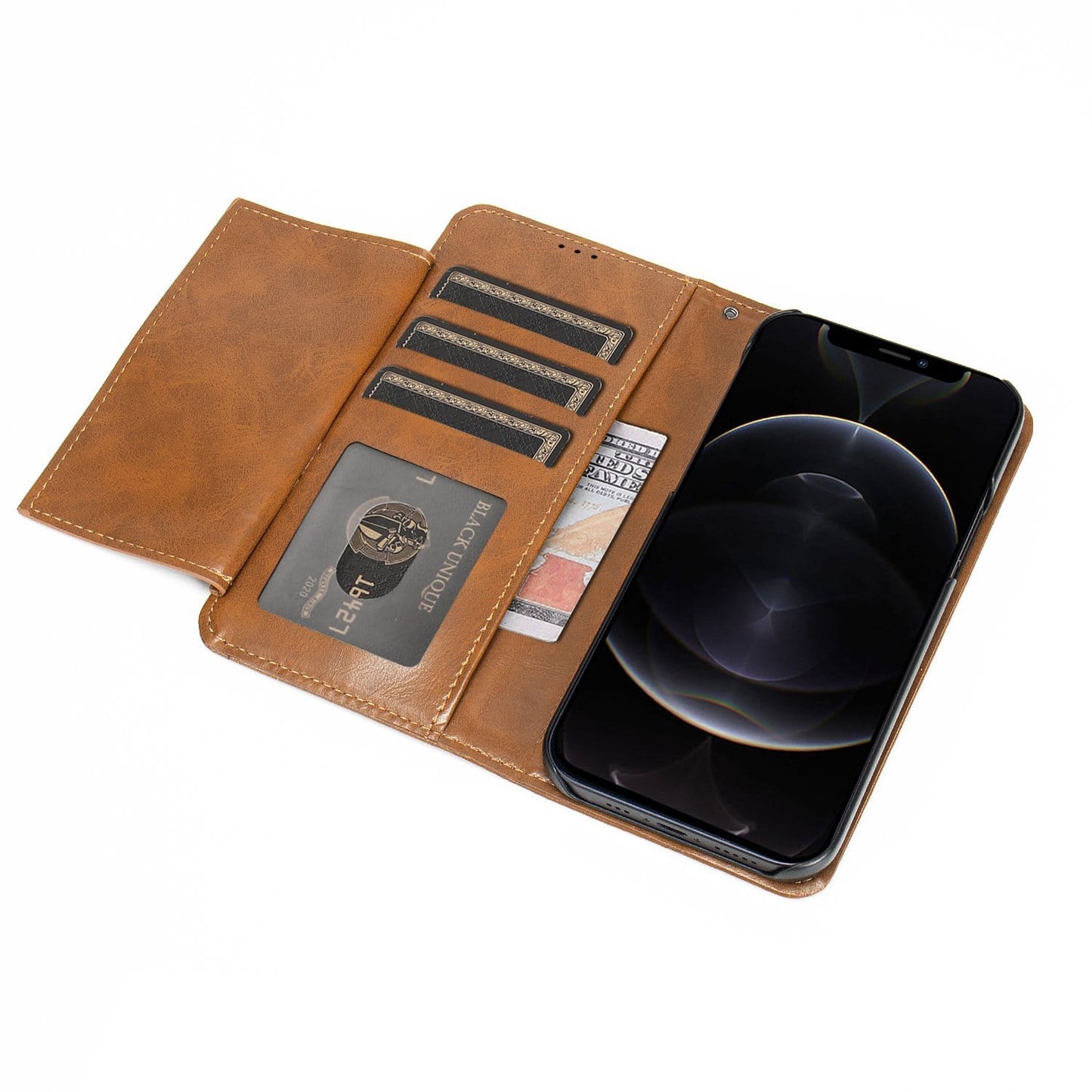 Indy Series Leather Wallet Case - iPhone 14 & iPhone 13