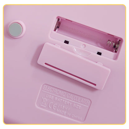 Desktop Calculator - Solar & Battery Powered, 12-Digit, Large Keys