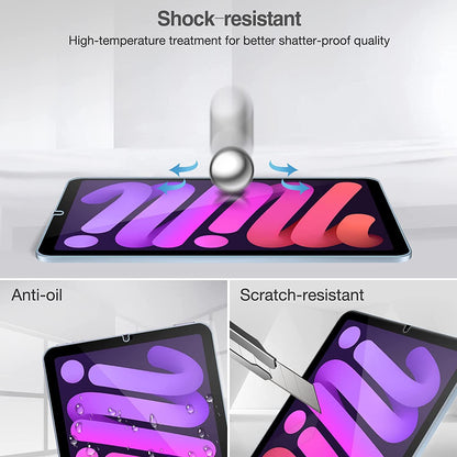 ZeroDamage Clear Tempered Glass Screen Protector  - Apple iPad mini (A17 Pro) and Apple iPad mini (6th Generation 2021)