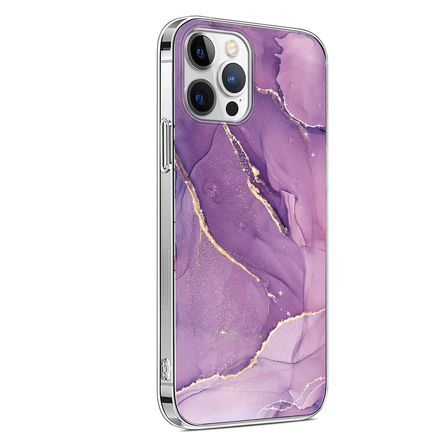 Purple Marble Series Case - iPhone 13 Pro