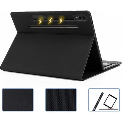 Navigate Series Leather-Folio Keyboard Case - Samsung Galaxy Tab S10+, Tab S9+, and Tab S9 FE+