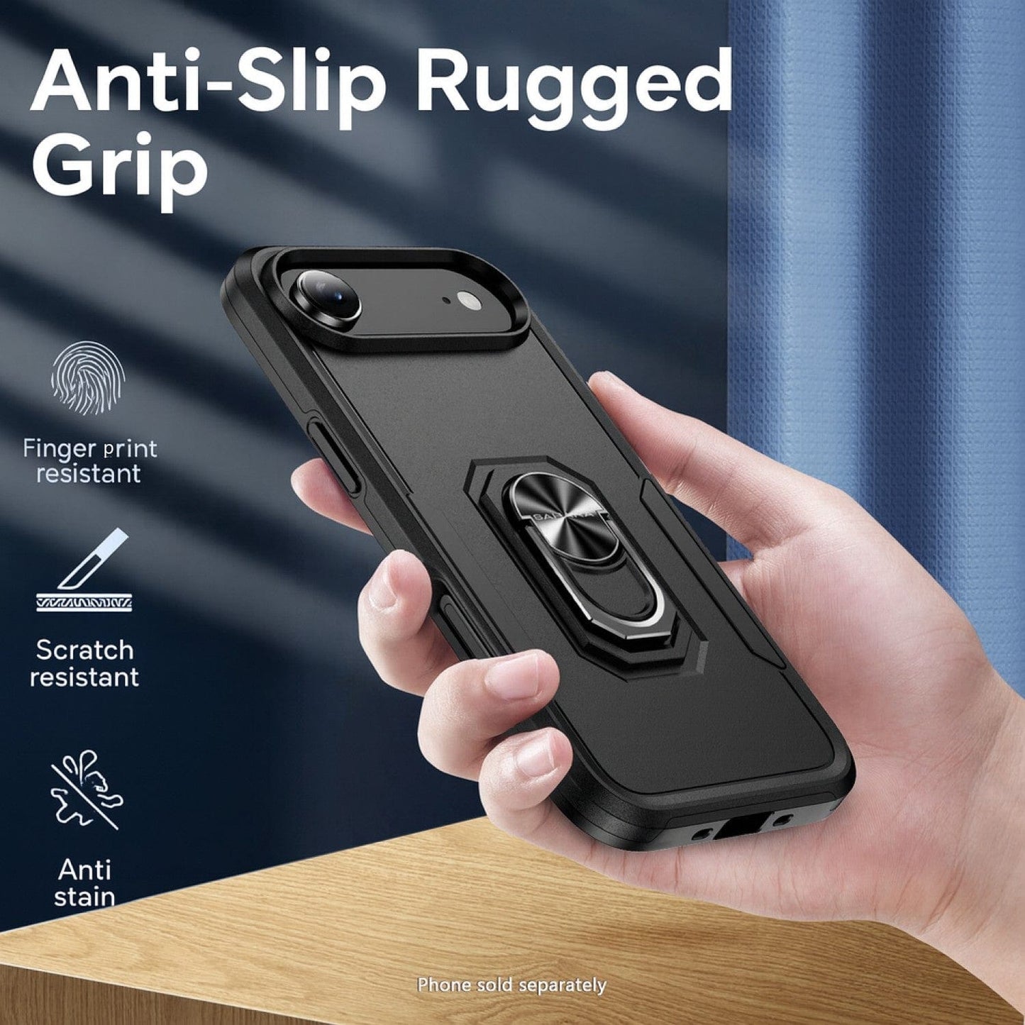 iPhone Air Case - Heavy-Duty Kickstand, Military-Grade, Anti-Slip | Raider Series