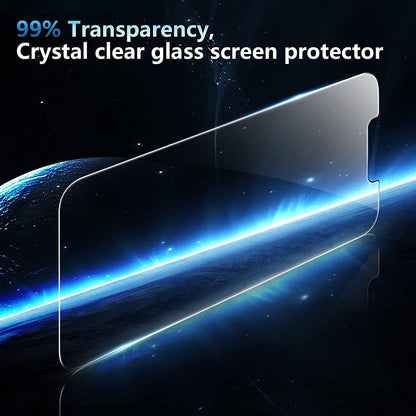 ZeroDamage Clear Tempered Glass Screen Protector (2-Pack) - iPhone 13 Pro