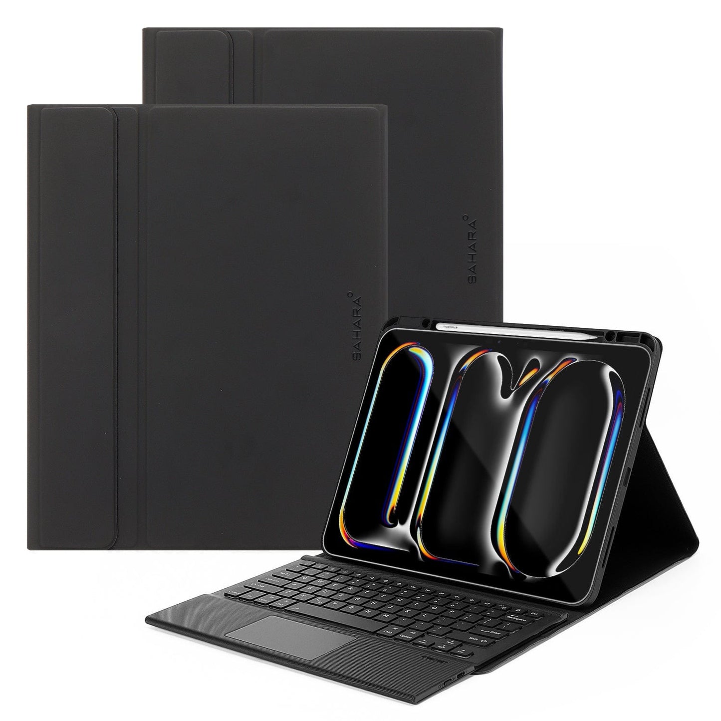 iPad Pro 13-inch (M4 2024 / M5 2025) Keyboard Case - Folio Design, Built-In Touchpad | Navigate Series