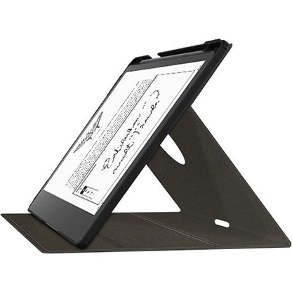 Indy Series Black Leather Bi-Fold Folio Case - reMarkable 2