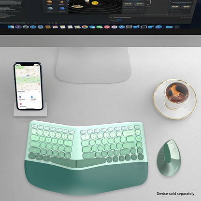 Wireless Keyboard & Mouse Combo - 85-Key RGB Keyboard