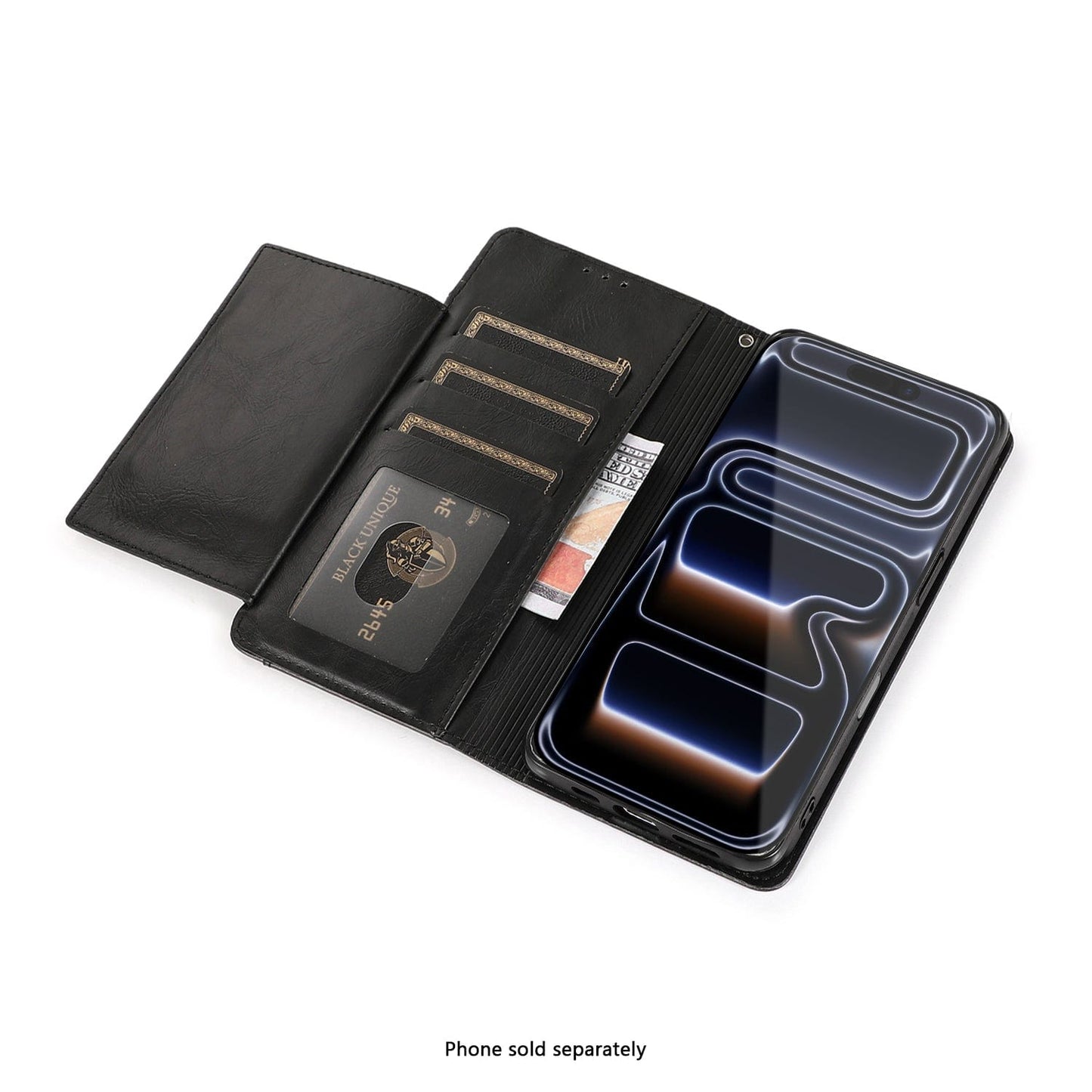 iPhone 17 Pro Max Case - Leather Folio Wallet | Indy Series