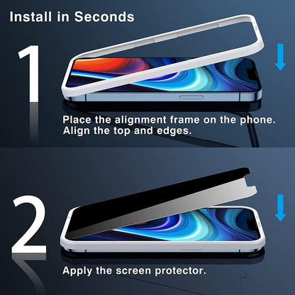 ZeroDamage Privacy Screen Protector (2-Pack) - iPhone 13 Pro Max and iPhone 14 Plus