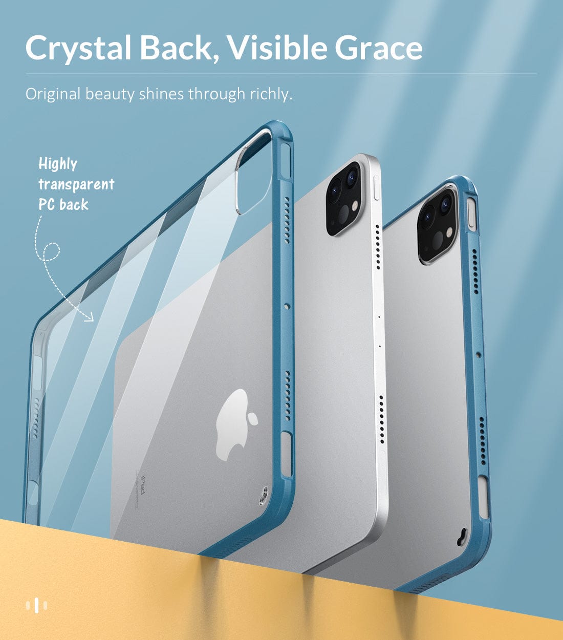 Venture Series Clear Hard Shell Case - iPad Pro 11-inch (3rd/4th Gen)