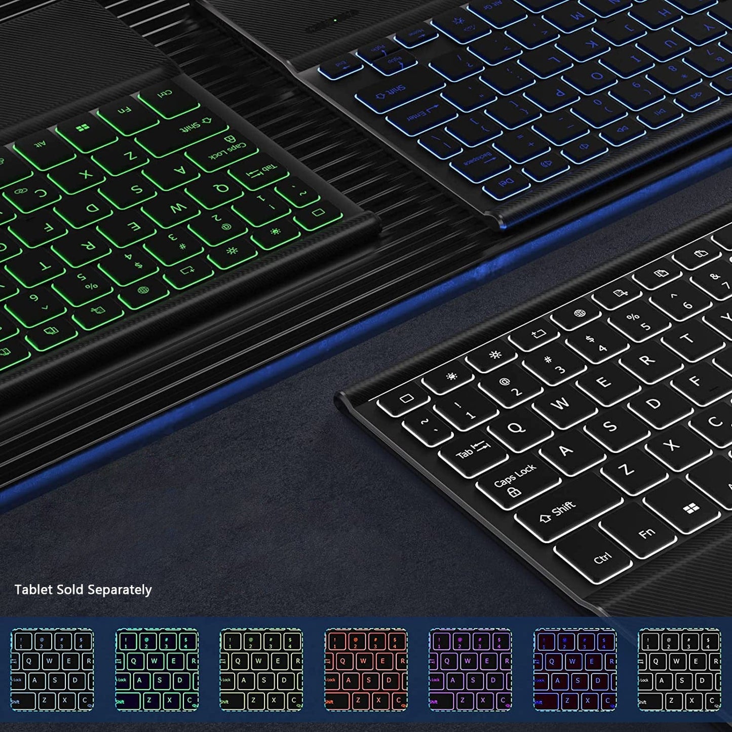 Microsoft Surface Pro 12-inch Keyboard Case - Backlit Trackpad | Navigate Series