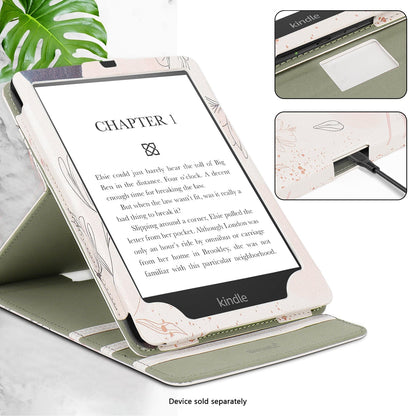 Amazon Kindle Paperwhite (2024) and Colorsoft Case - Vertical Folio, Stand | Indy Series