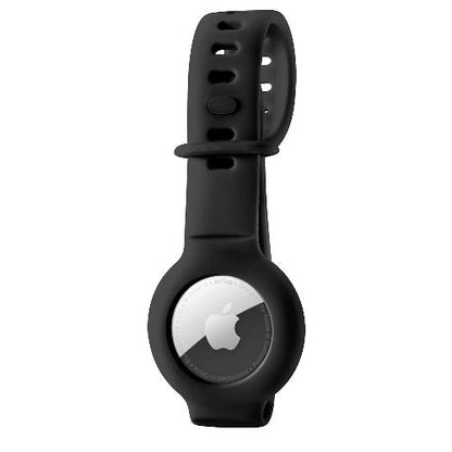 Sahara Black Silicone Wrist Band - Apple AirTag