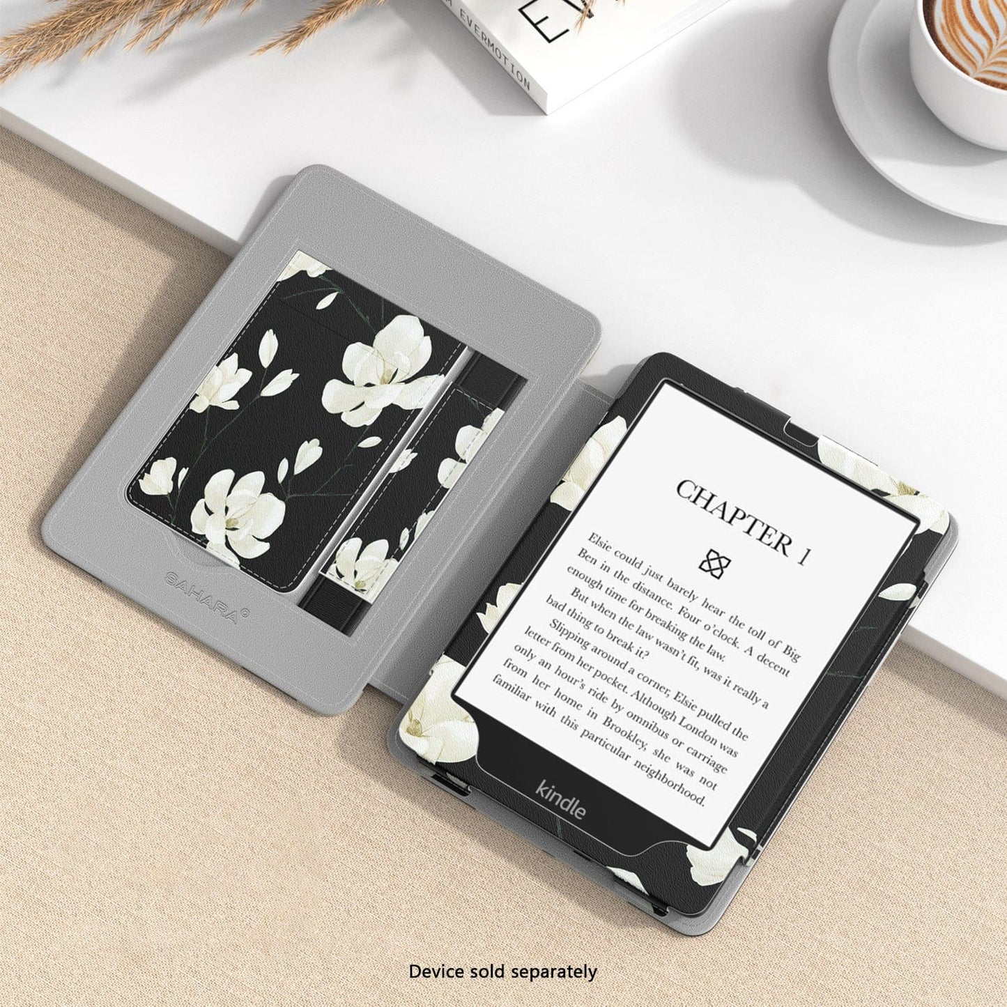 Amazon Kindle Paperwhite (2024) and Colorsoft Case - Folio, Hand Strap & Kickstand | Indy Series