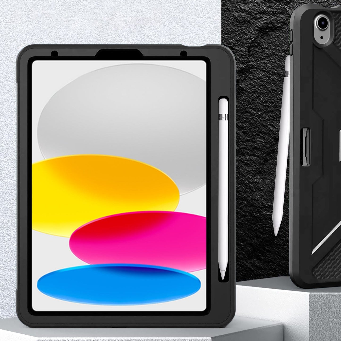 Raider Series Heavy Duty Tri-Fold Case - iPad A16 11-inch & iPad 10.9-inch 10th/11th/12th Generation