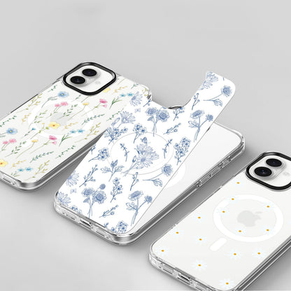 iPhone 16 Plus Floral Design Case with Swappable Back - Wireless Charging | Inspire Series