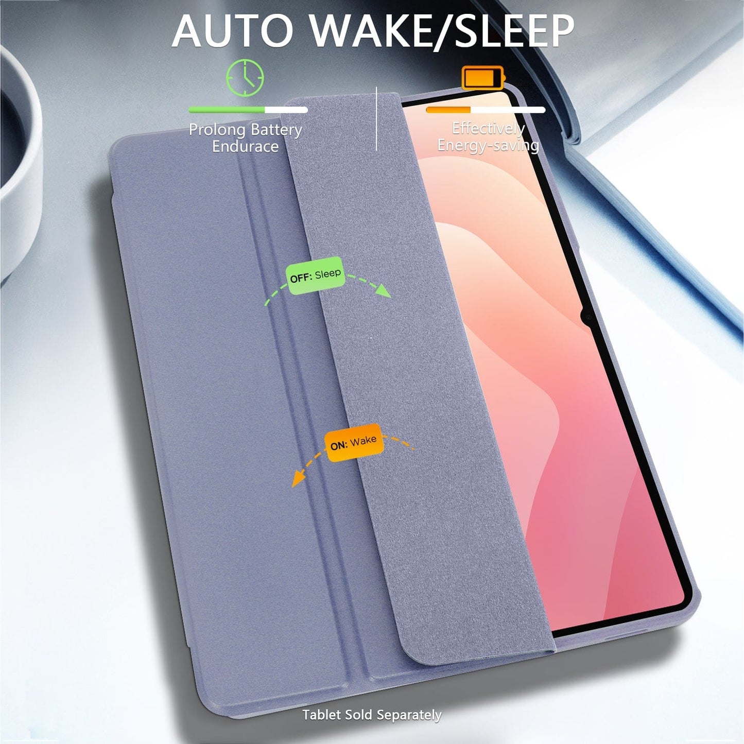 Samsung Galaxy Tab S11 Case - Slim Folio with Transparent Back | Venture Series