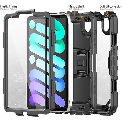 Raider Series Heavy Duty Kickstand Case - Apple iPad mini (A17 Pro) and Apple iPad mini (6th Generation 2021)