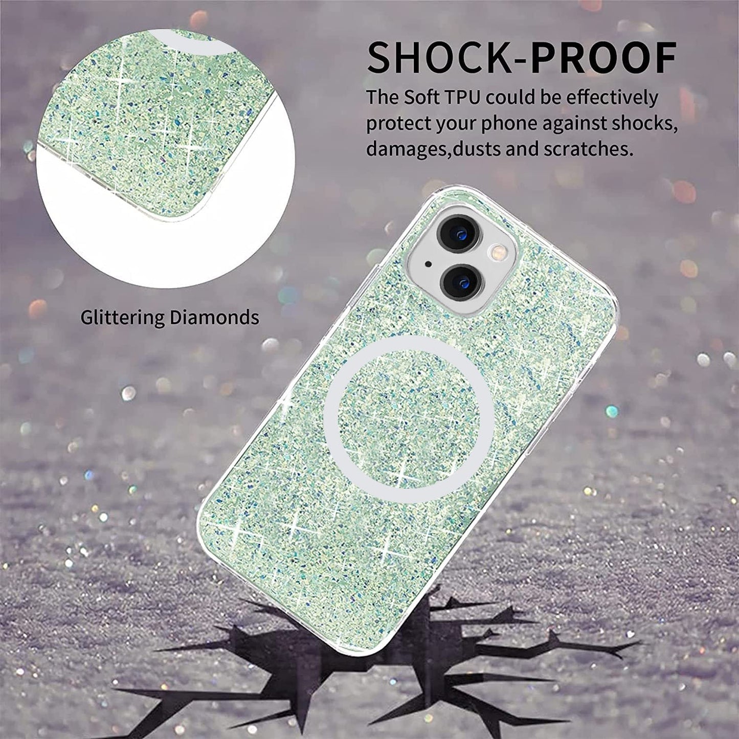 Inspire Series Sparkle Firm Case -  iPhone 14 & iPhone 13