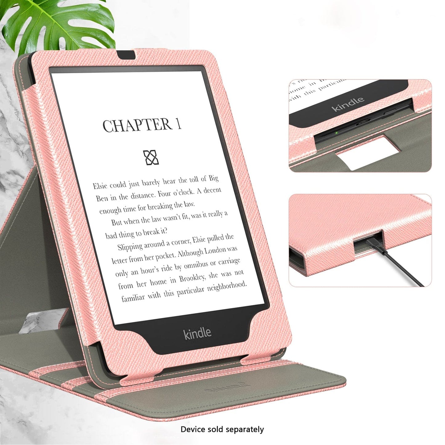 Amazon Kindle Paperwhite (2024) and Colorsoft Case - Vertical Folio, Stand | Indy Series