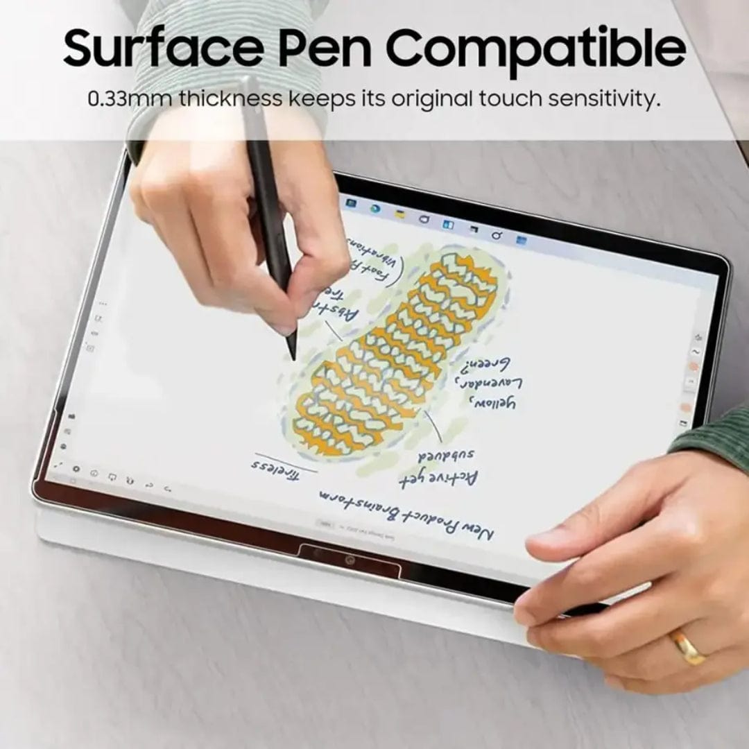 Microsoft Surface Pro 12 Screen Protector - Ultra Strong Tempered Glass | ZeroDamage