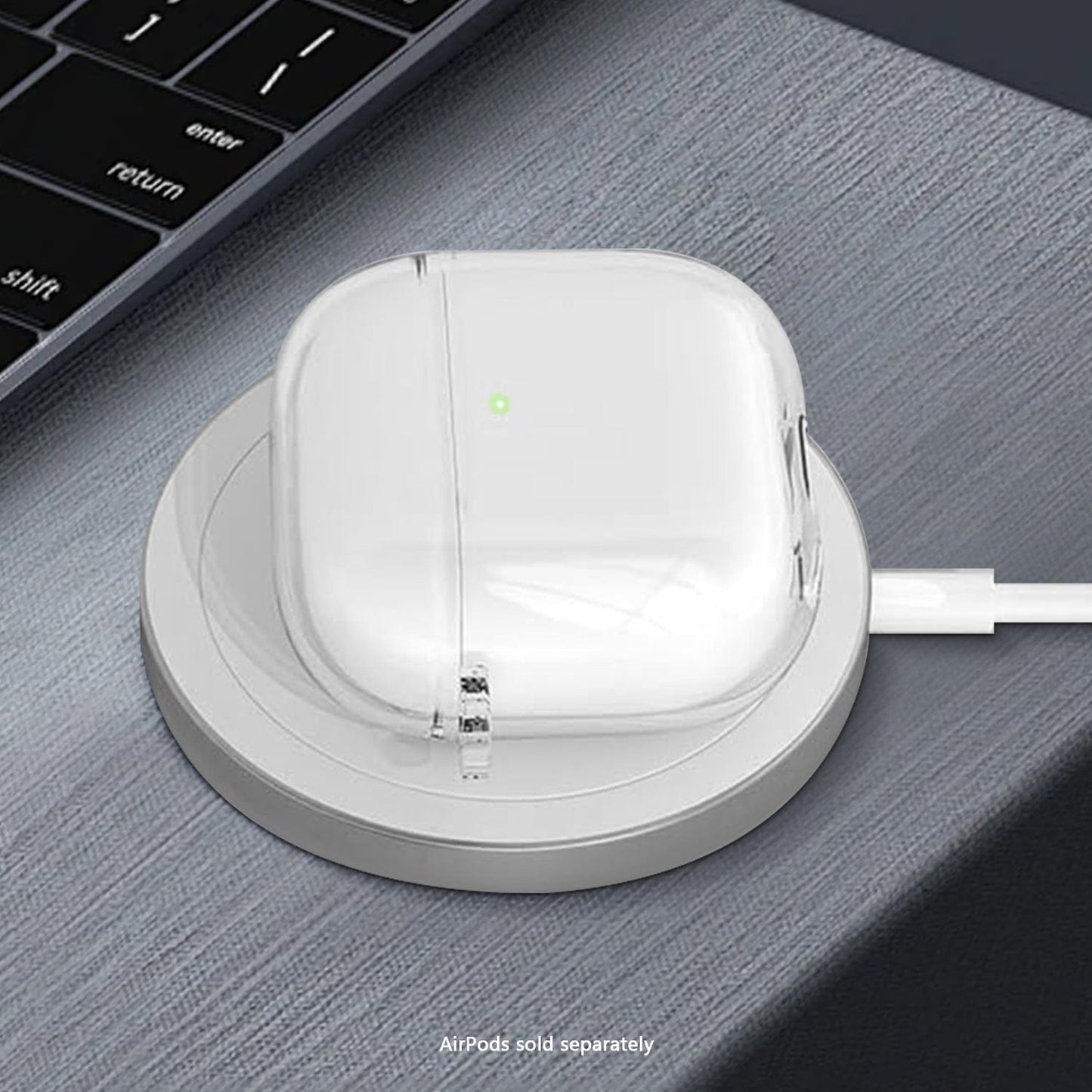 Apple AirPods 4 Clear Case - Protective Cover with Carabiner | Inspire Series