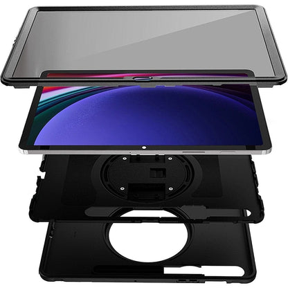 Raider Series Heavy Duty Hand Strap Case - Galaxy Tab S10 Lite (2025), S10 FE, Tab S8, Tab S9, and Tab S9 FE