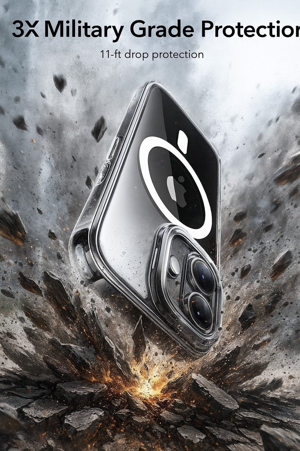 iPhone 17 Clear Case - MagSafe Kickstand | Venture Series