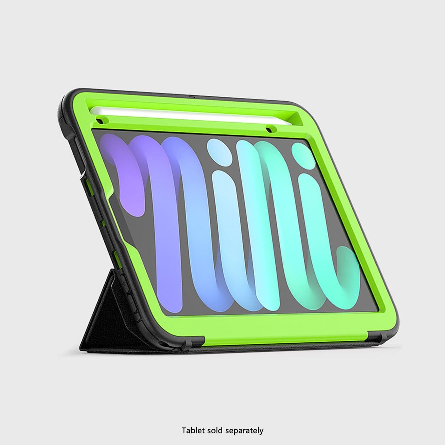 Apple iPad mini (A17 Pro) 2024 Folio Case - Heavy-Duty, Kickstand | Raider Series