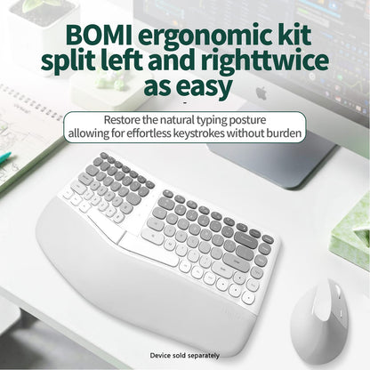 Wireless Keyboard & Mouse Combo - 85-Key RGB Keyboard