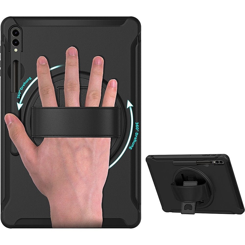 Raider Series Heavy-Duty Hand Strap Case - Samsung Galaxy Tab S10 Ultra, Tab S9 Ultra, and Tab S8 Ultra