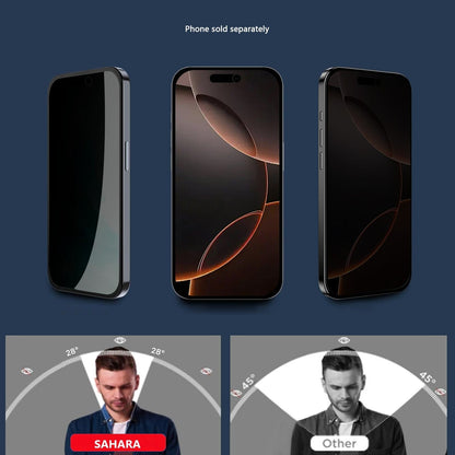 iPhone 17 Pro Privacy Screen Protector - Easy Apply Tempered Glass Screen Protector | Zerodamage