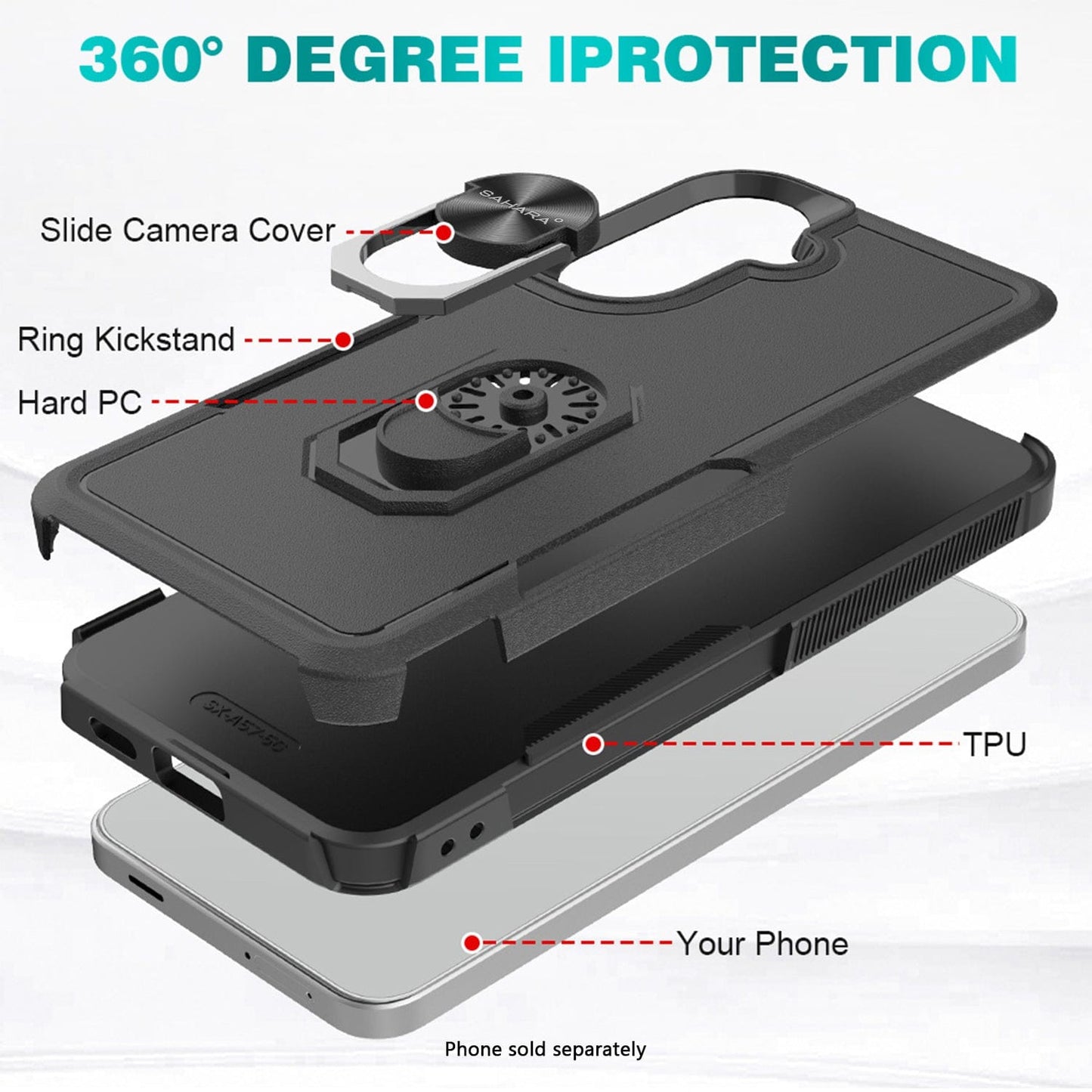 Samsung Galaxy A57 5G Case - Heavy-Duty Kickstand | Raider Series